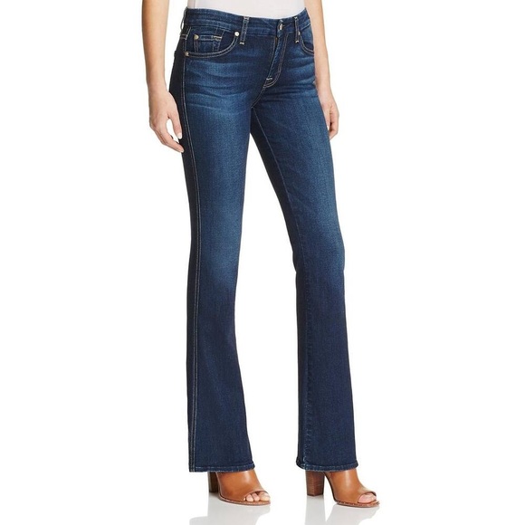 7 For All Mankind Denim - 7 for All Mankind A Pocket Mid-Rise Flare Jeans